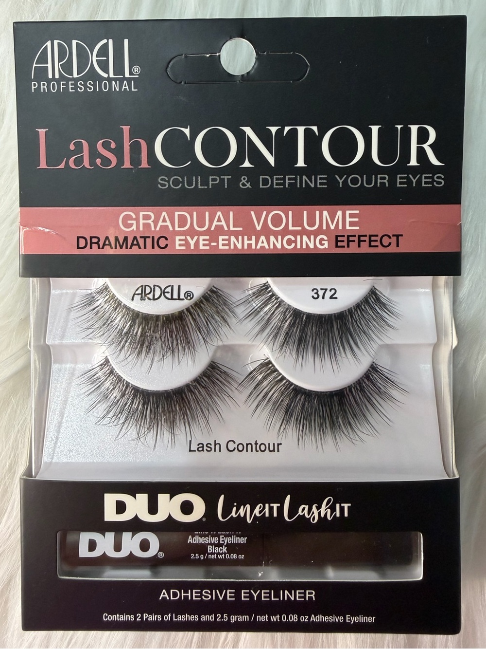 Ardell Lash Contour 372 Gradual Volume False Lashes - Duo Adhesive Eyeliner